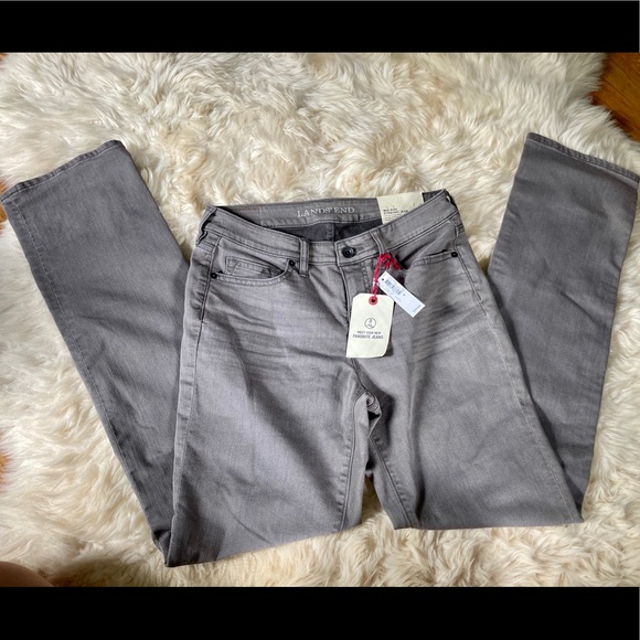 NWT Lands’ End Midrise Straight Jean size 6 - Picture 2 of 10